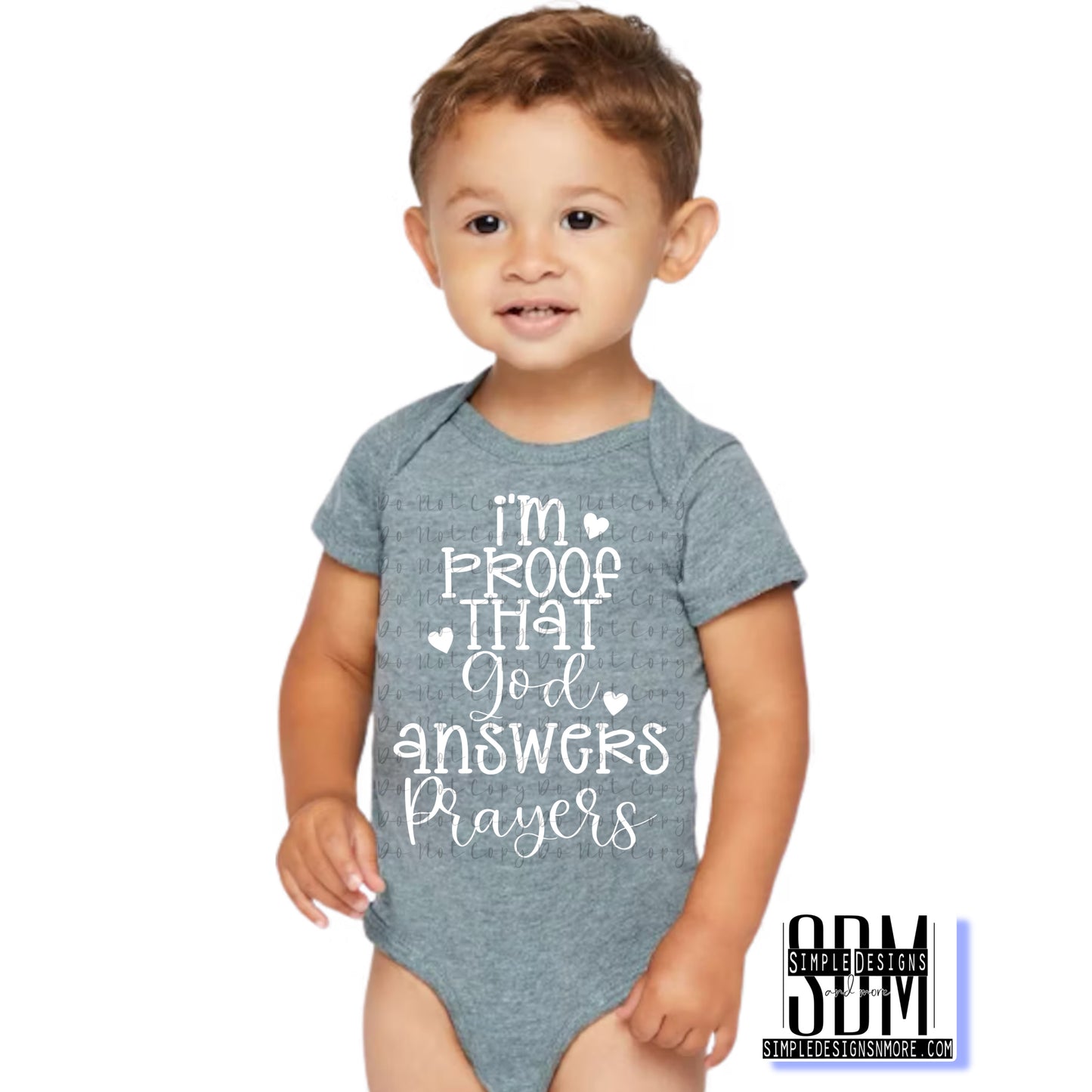 I’m Proof That God Answers Prayers Heat Transfer Sublimation, Sublimation, DTF Direct to Film
