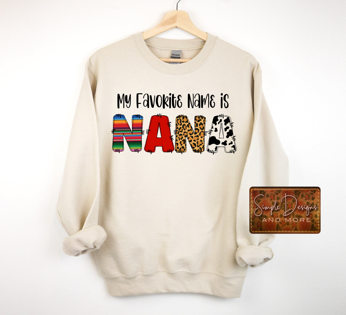 My Favorite Name is Nana Transfer Sublimation, Sublimation, DTF Direct to Film