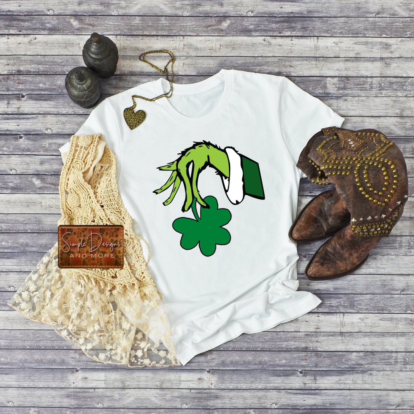 Hand St Patrick’s Custom, Sublimation, DTF Direct to Film Heat Transfer