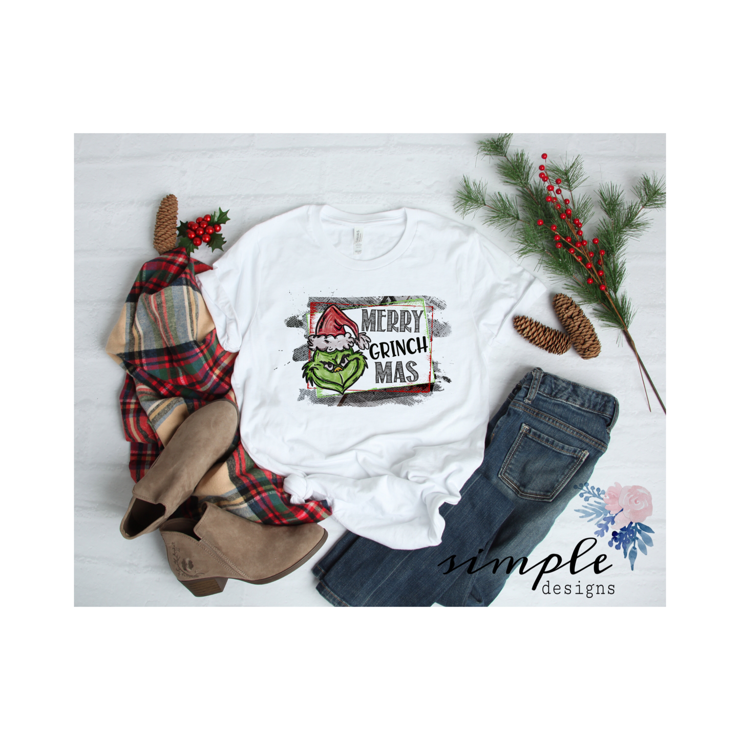 Merry Grinchmas Sublimation Heat Transfer Sheet Temp