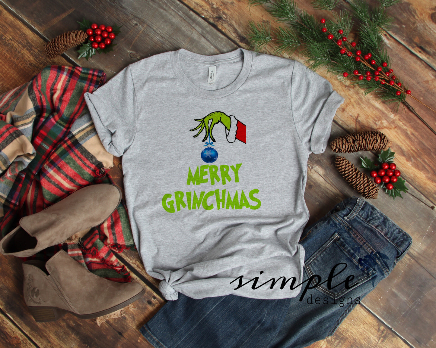 Merry Grinchmas Sublimation Heat Transfer Sheet Temp