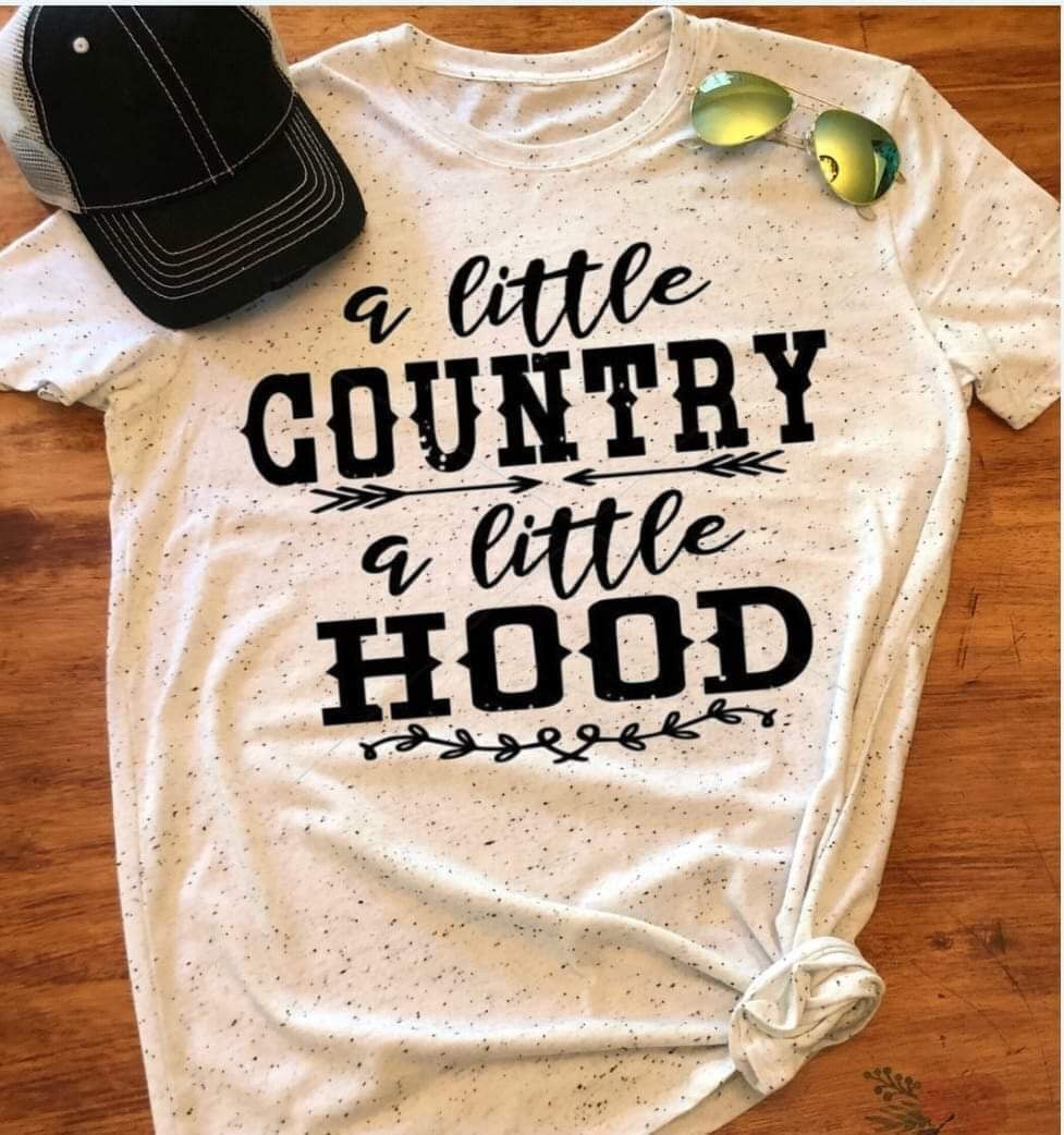 A Little Country a Little Hood Sublimation Heat Transfer Sheet Temp
