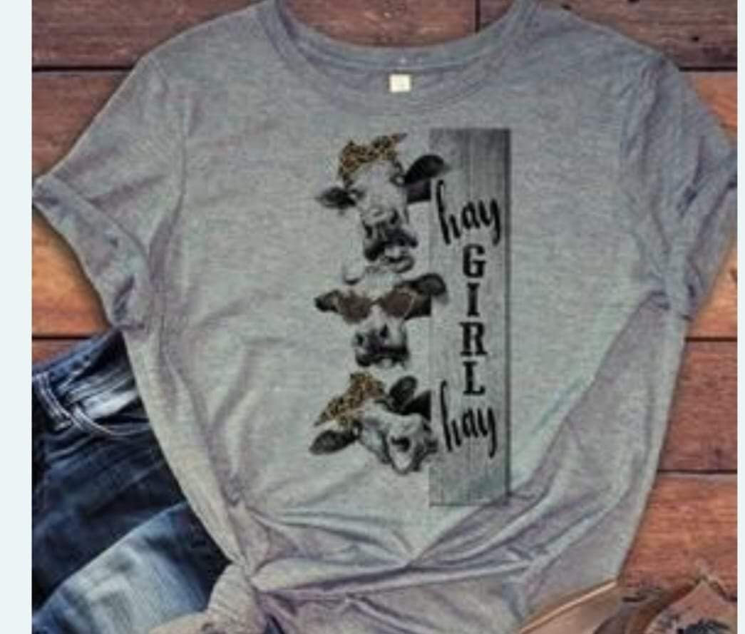 Hay Girl Hay Sublimation Heat Transfer Sheet Temp