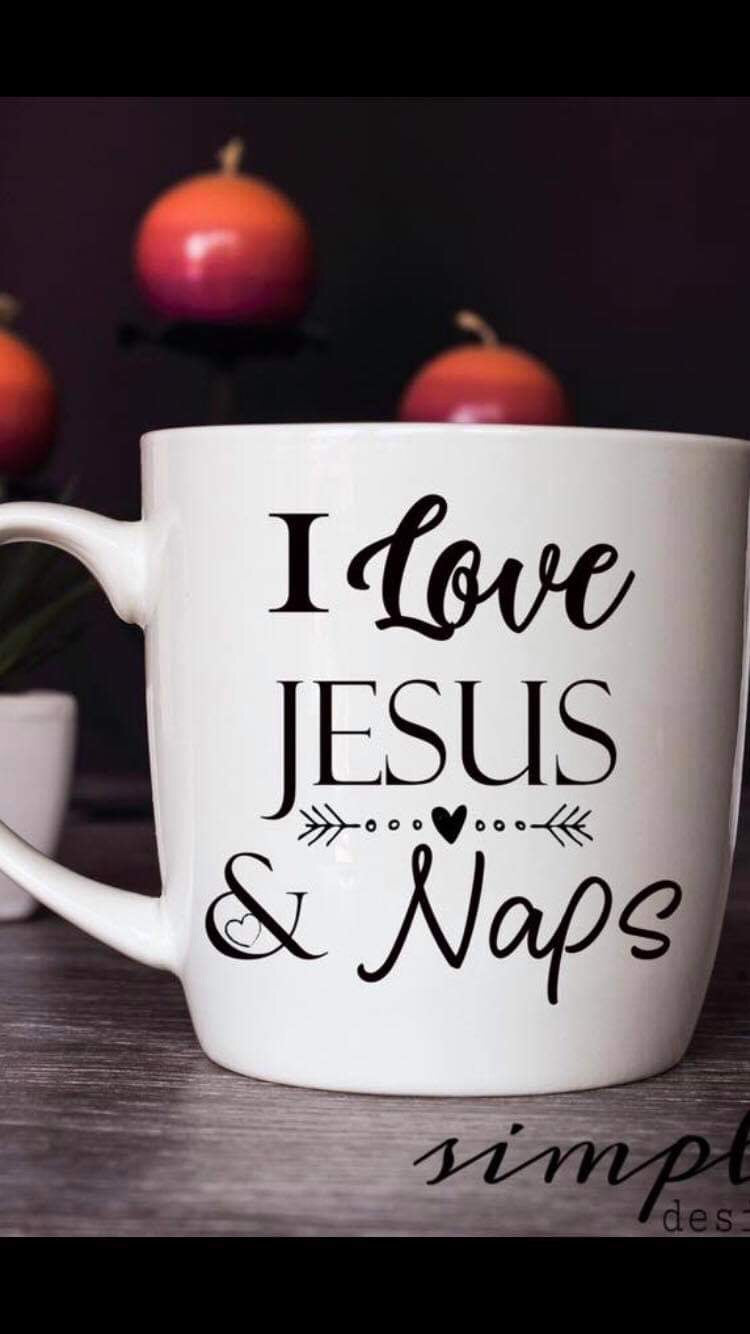 I Love Jesus and Naps Sublimation Heat Transfer Sheet Temp