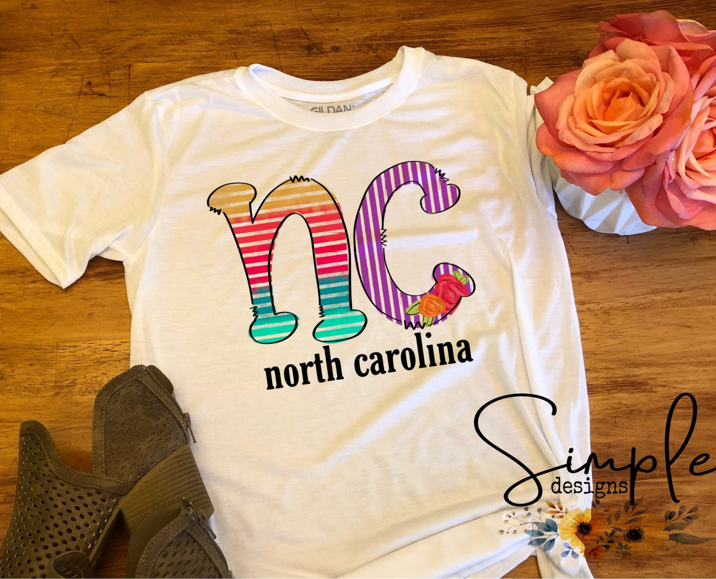 NC North Carolina State Sublimation Heat Transfer Sheet