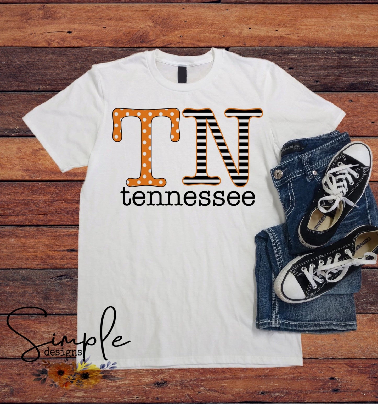 TN Tennessee Colors Sublimation Heat Transfer Sheet
