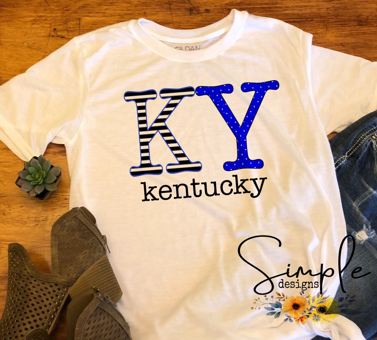 KY Kentucky Colors Sublimation Heat Transfer Sheet