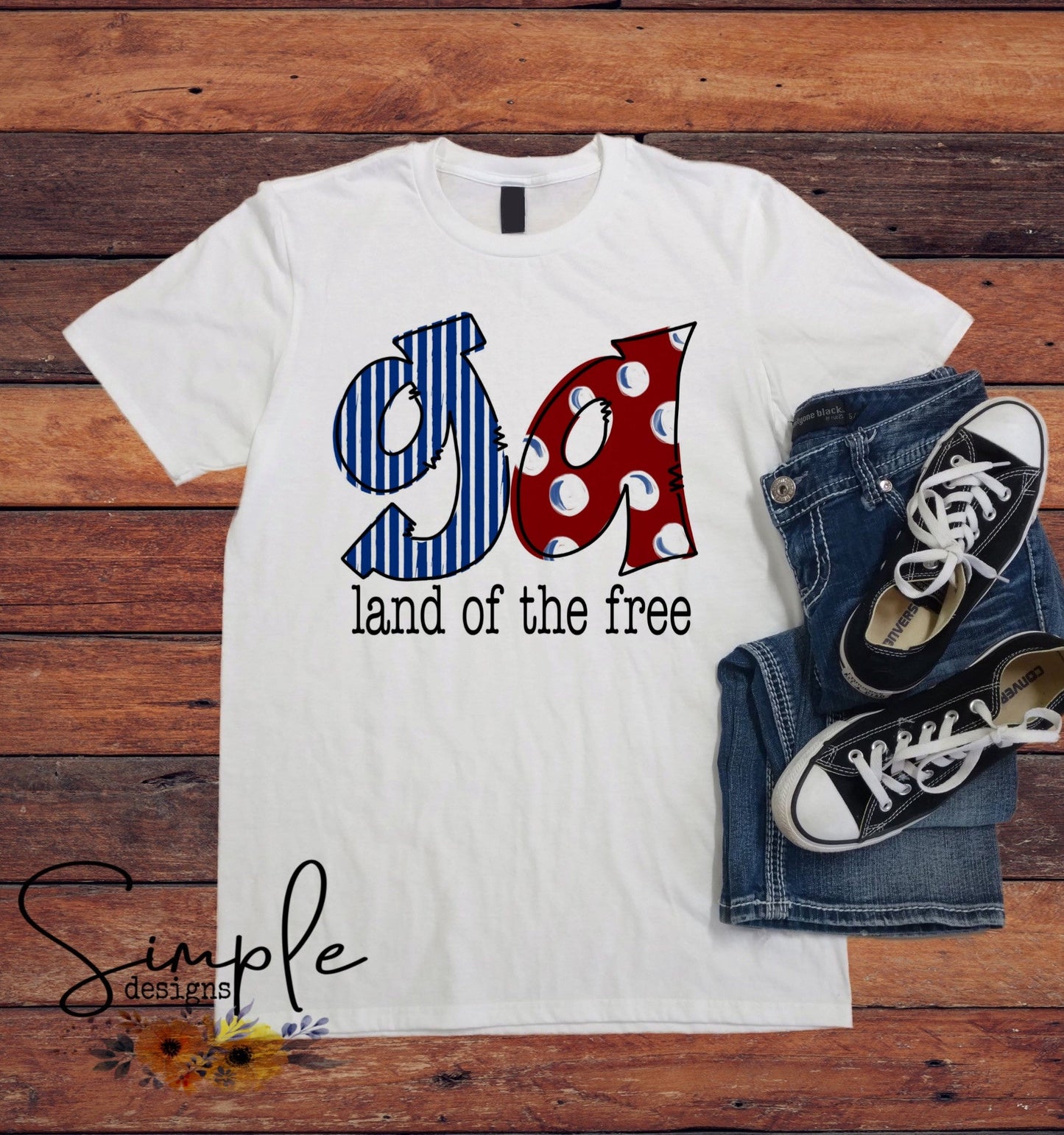 Red White and Blue State Abbreviations Sublimation Heat Transfer Sheets