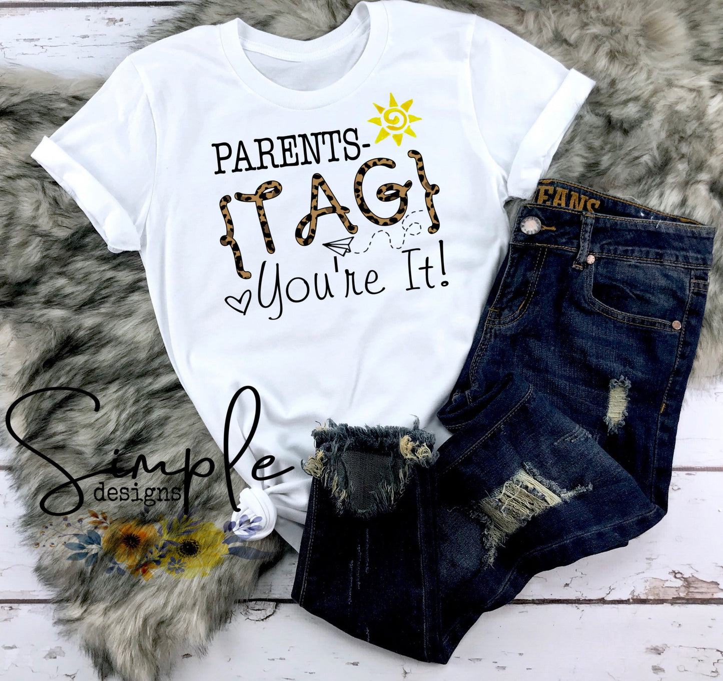 Parents Tag You're It Sublimation Heat Transfer Sheets