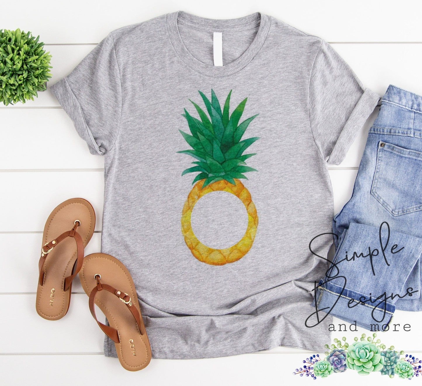 Monogram Pineapple Custom Order Sublimation Heat Transfer Sheets