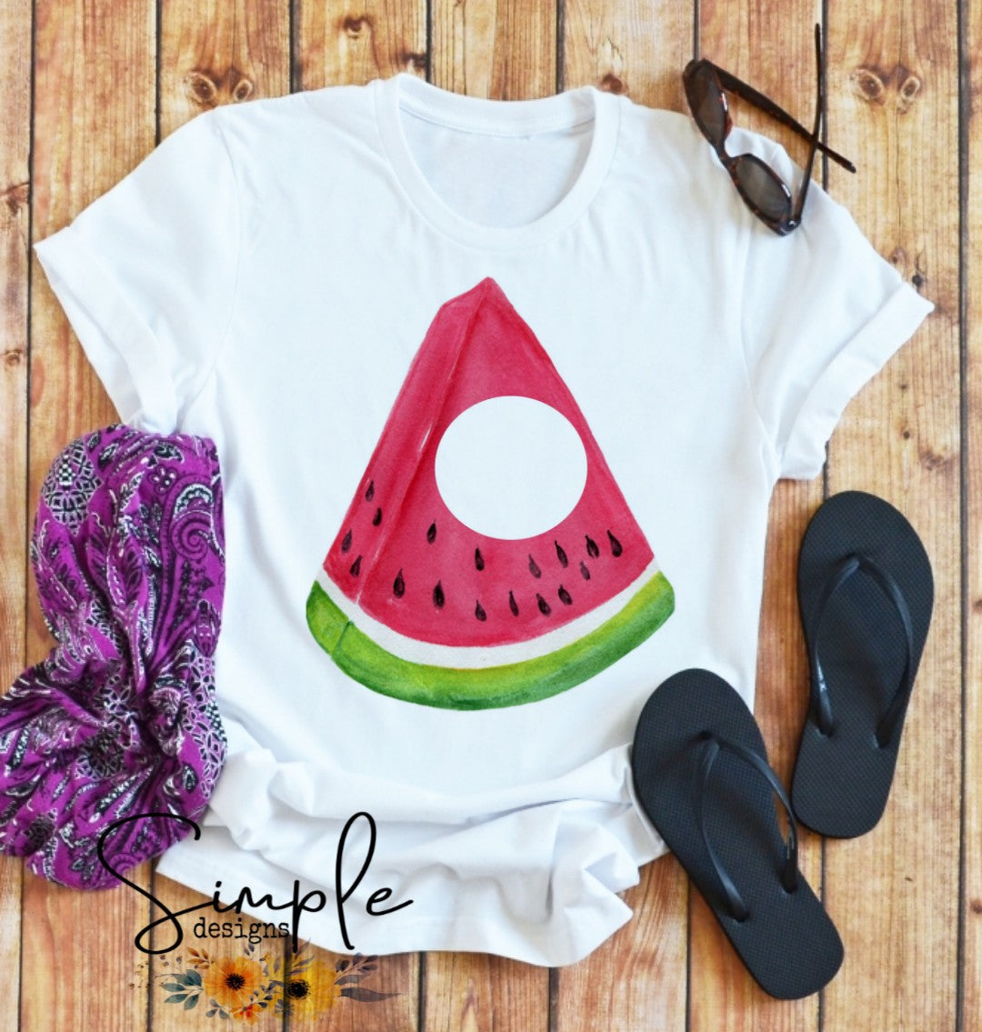 Monogram watermelon Custom Order Sublimation Heat Transfer Sheets