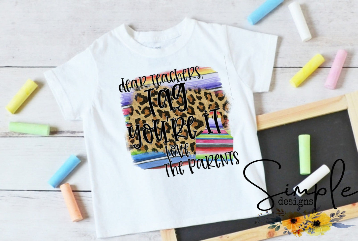 Tag Parents You're It Sublimation Heat Transfer Sheet