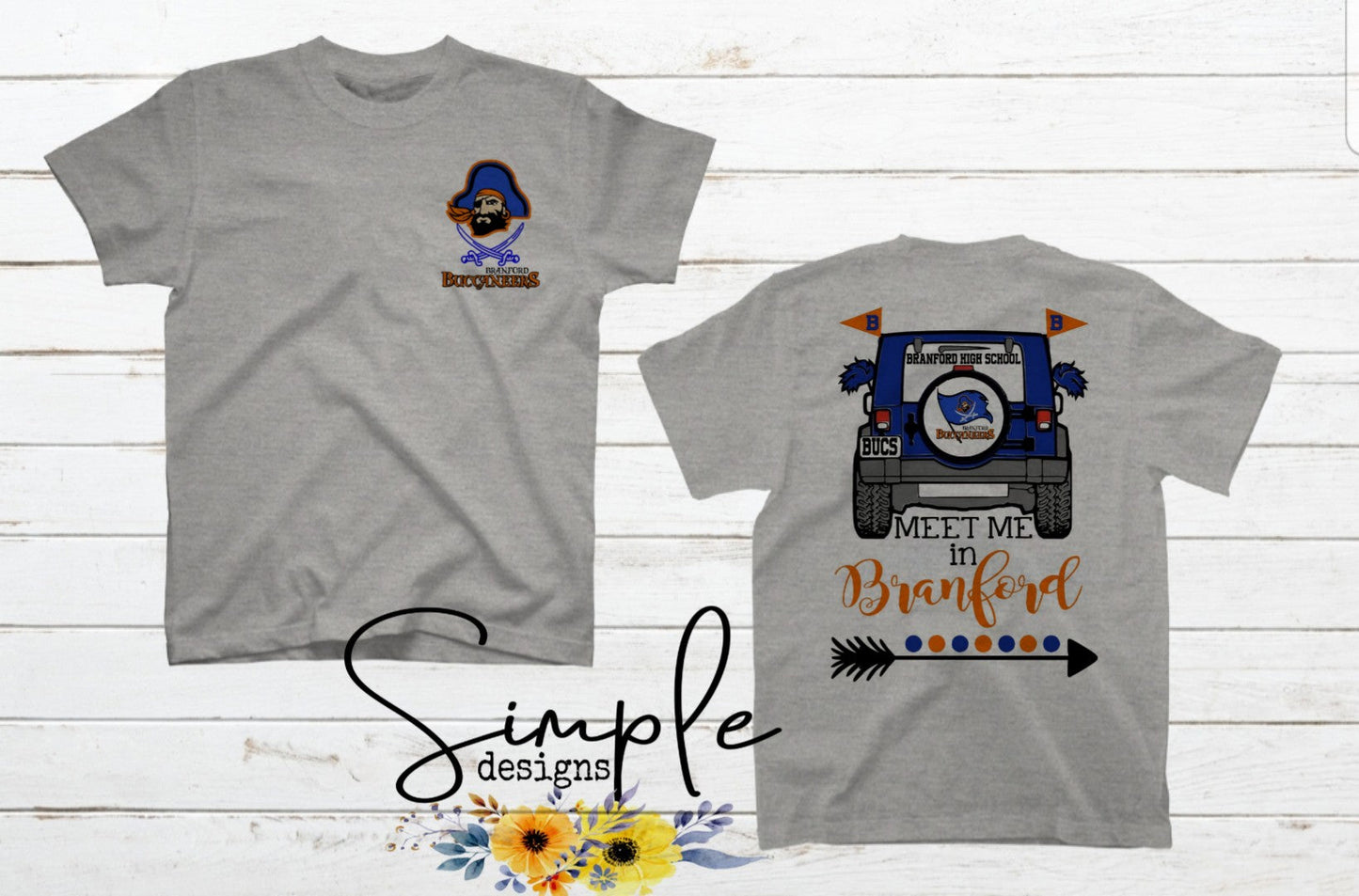 Buccaneer Football Jeep Teams Sublimation Heat Transfer Sheets