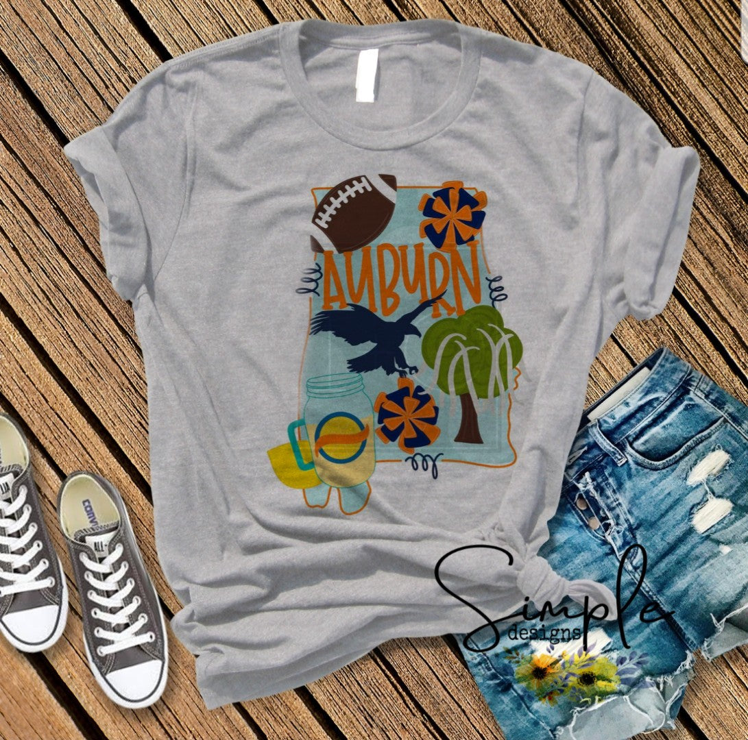 AL State Design Sublimation Heat Transfer Sheets