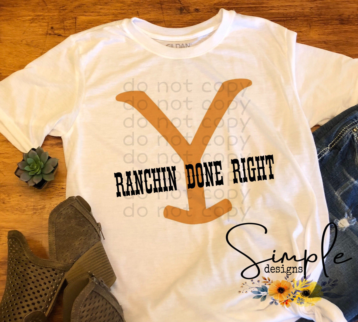 Ranchin Done Right Sublimation Heat Transfer Sheets