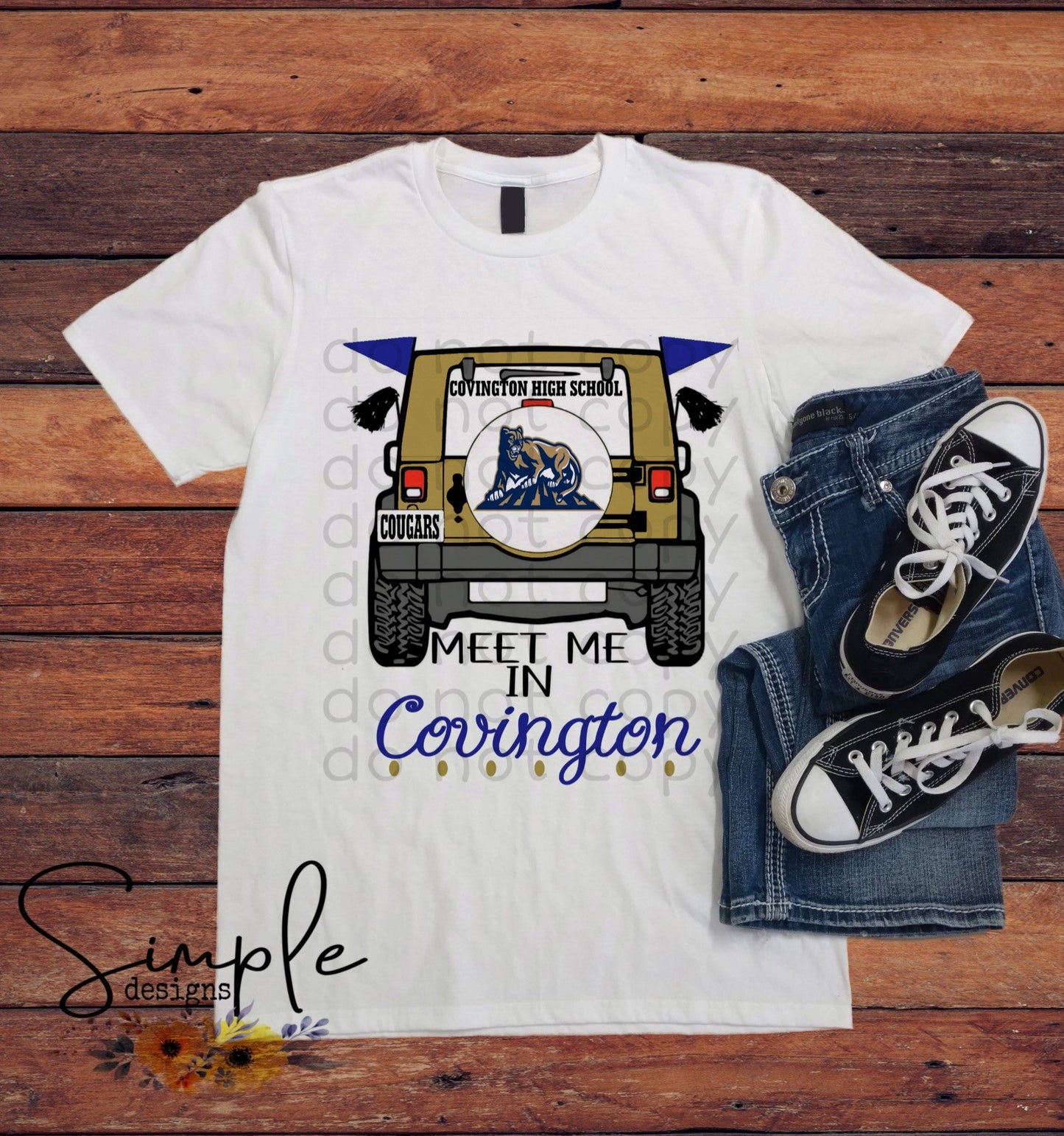 Cougars Sublimation Heat Transfer Sheet