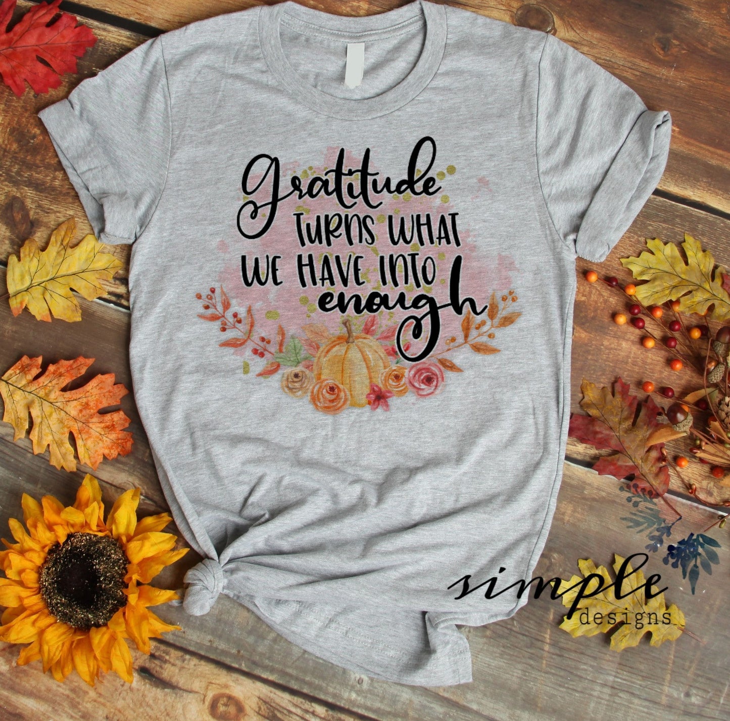 Gratitude Turns What We Have Into Enough Sublimation Heat Transfer Sheets