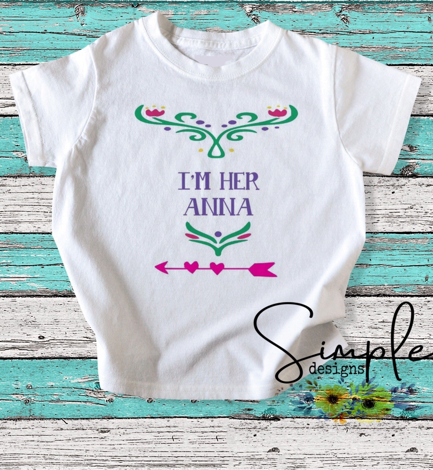 Her Anna Frozen Sublimation Heat Transfer Sheet