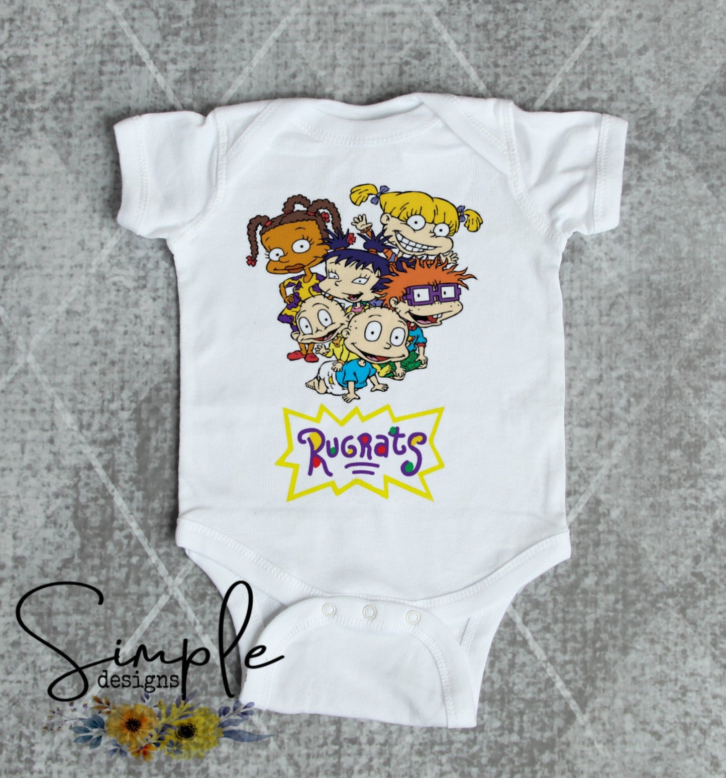 90s Rugrats Crew Sublimation Heat Transfer Sheets