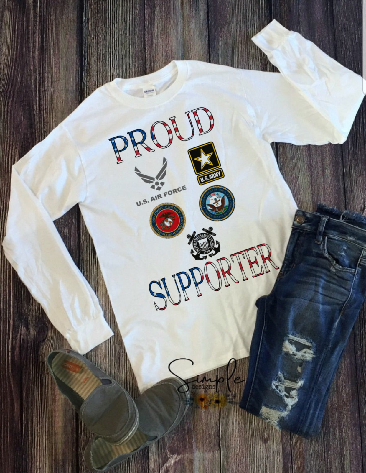 Proud Supporter Sublimation Heat Transfer Sheets