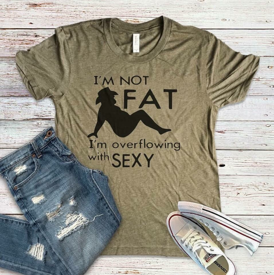 I’m Not Fat Sublimation Heat Transfer Sheet