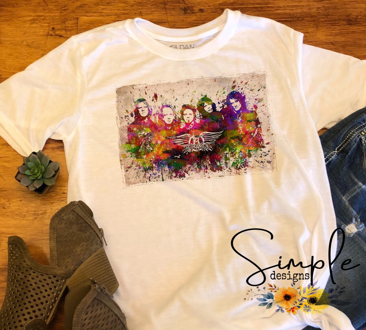 Colorful Aero Rock Band Sublimation Heat Transfer Sheets