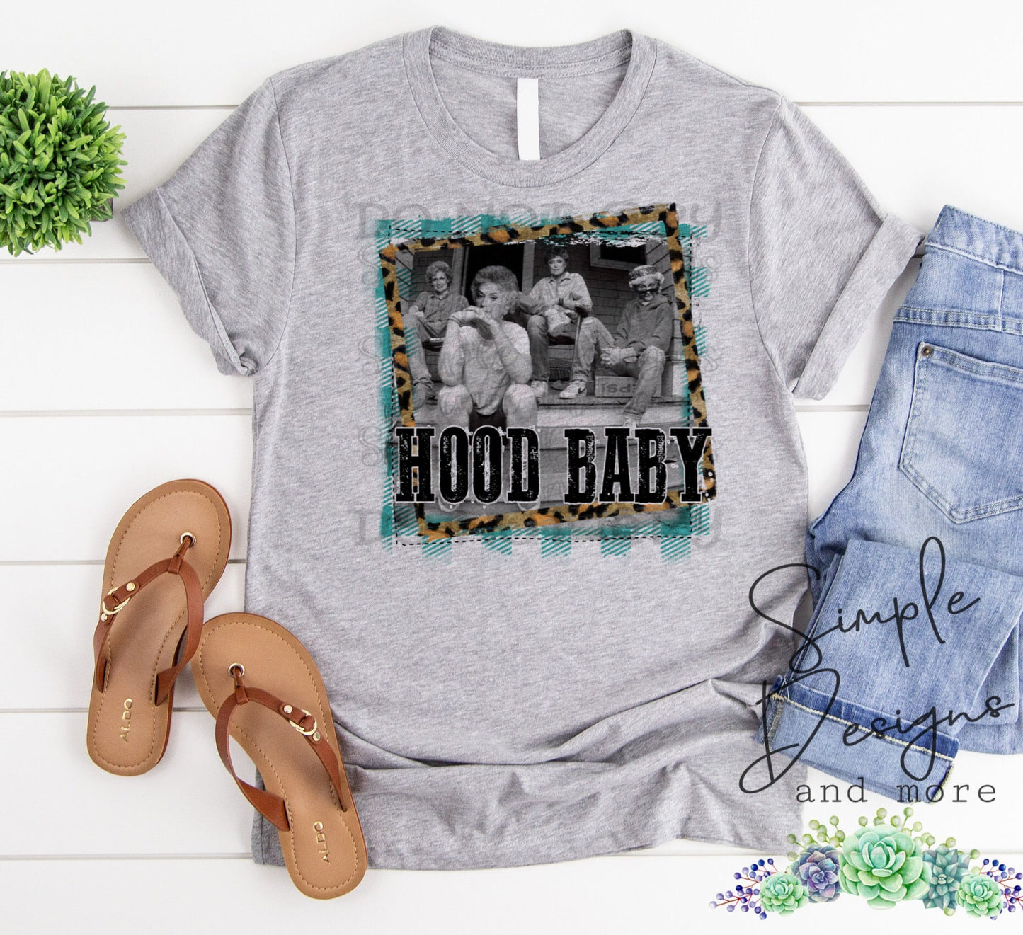 Hood Baby Golden Girls Sublimation Heat Transfer Sheets