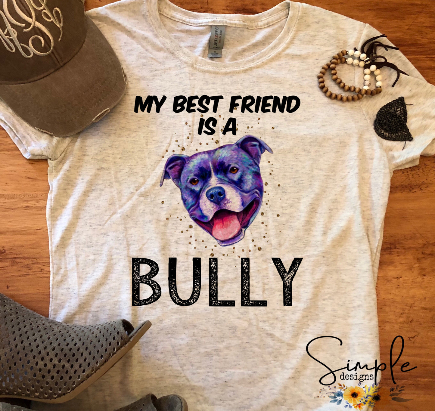 My Best Friend is a Bully Sublimation Heat Transfer Sheet