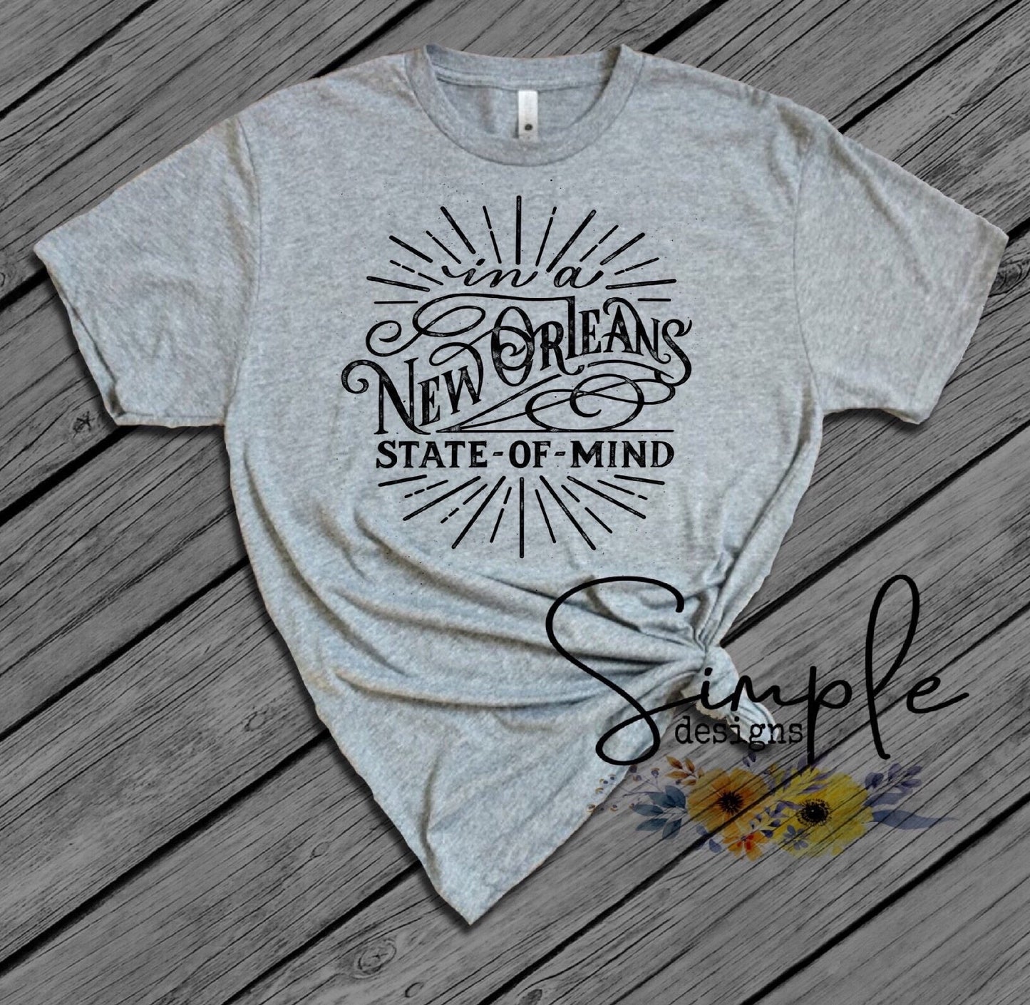 In a New Orleans State of Mind Mardi Gras Sublimation Heat Transfer Sheets