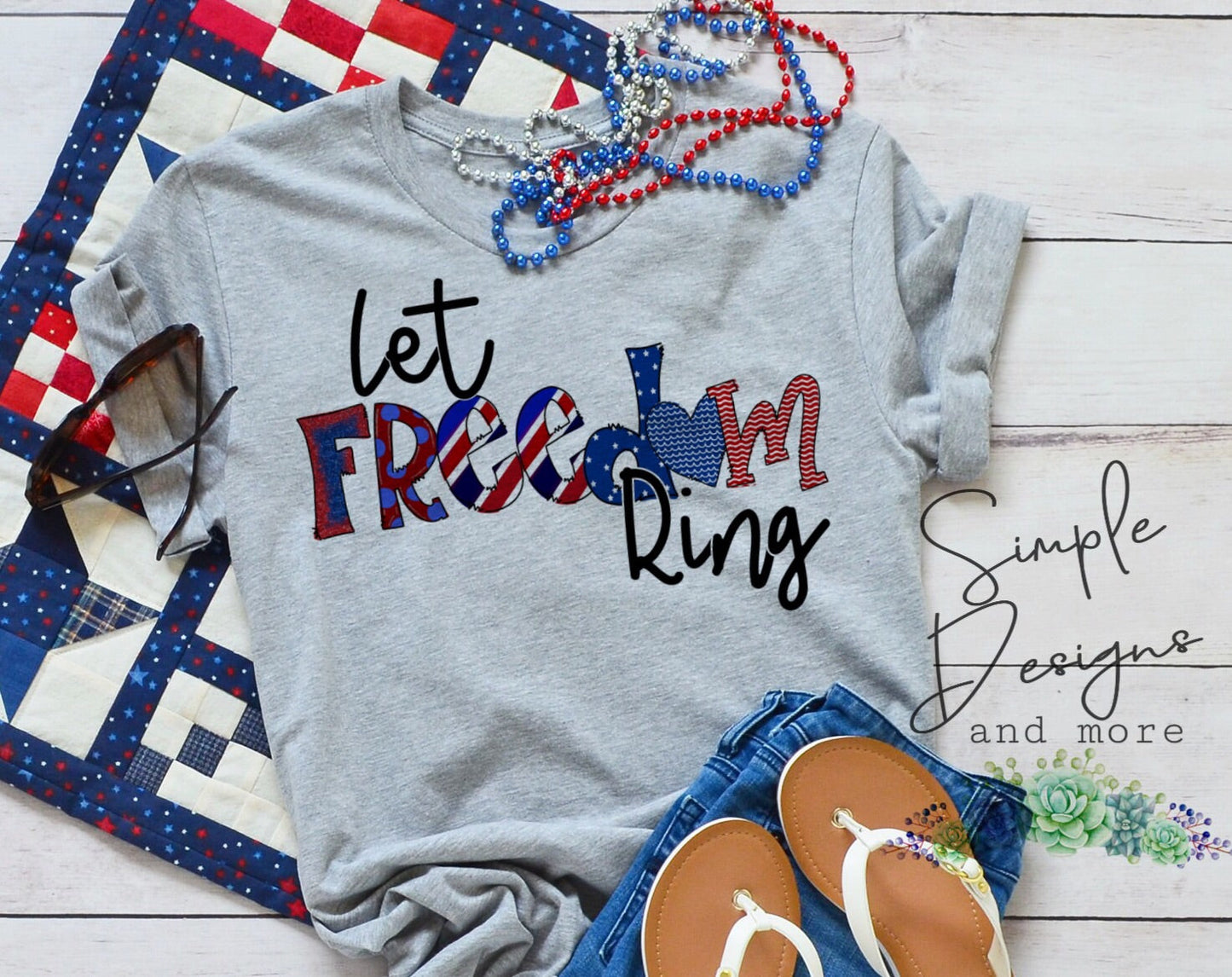 Let Freedom Ring Sublimation Heat Transfer Sheets