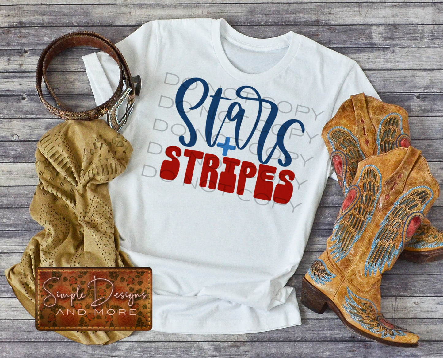 Stars and Stripes Sublimation Heat Transfer Sheets