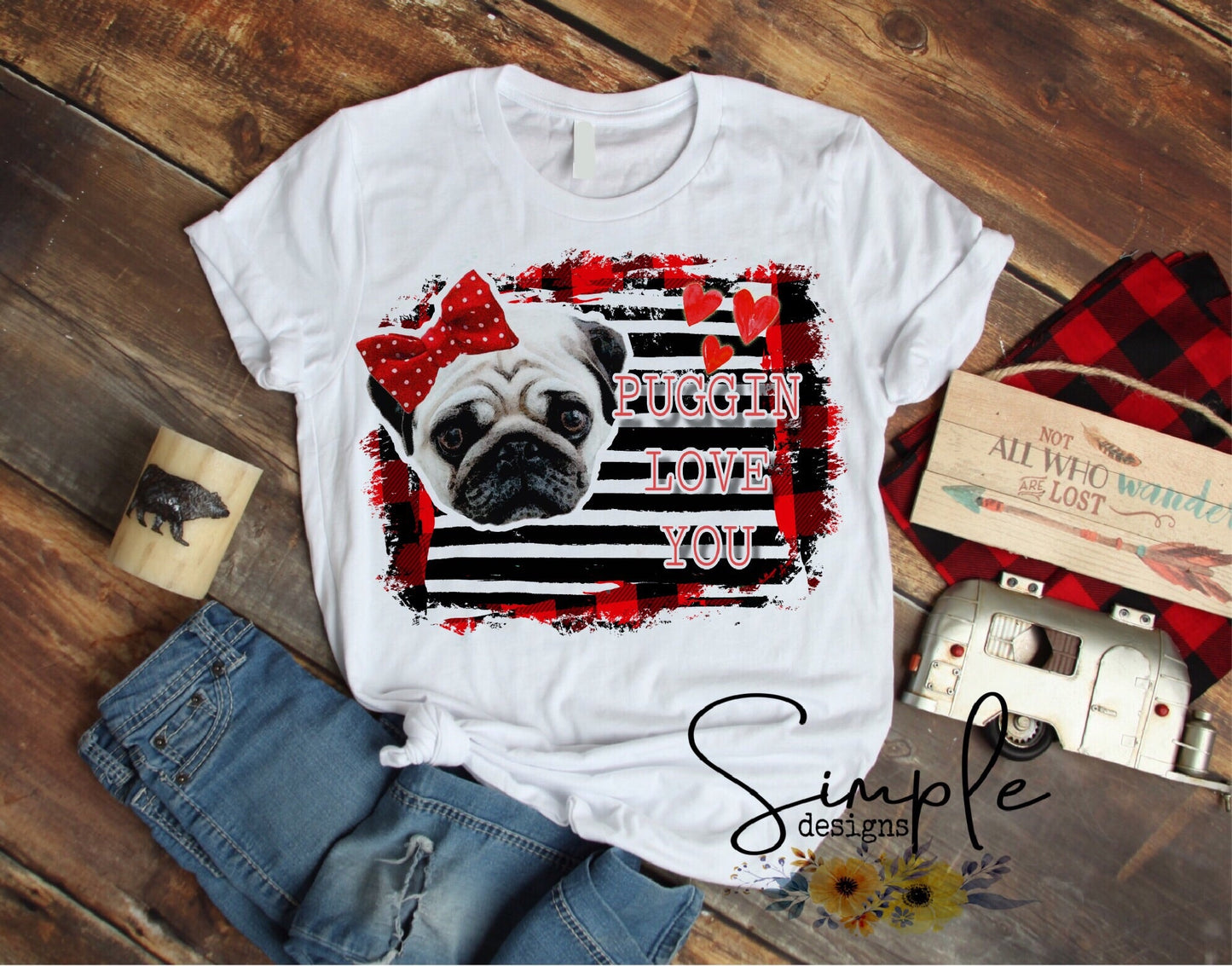 PUGGIN Love You Sublimation Heat Transfer Sheet