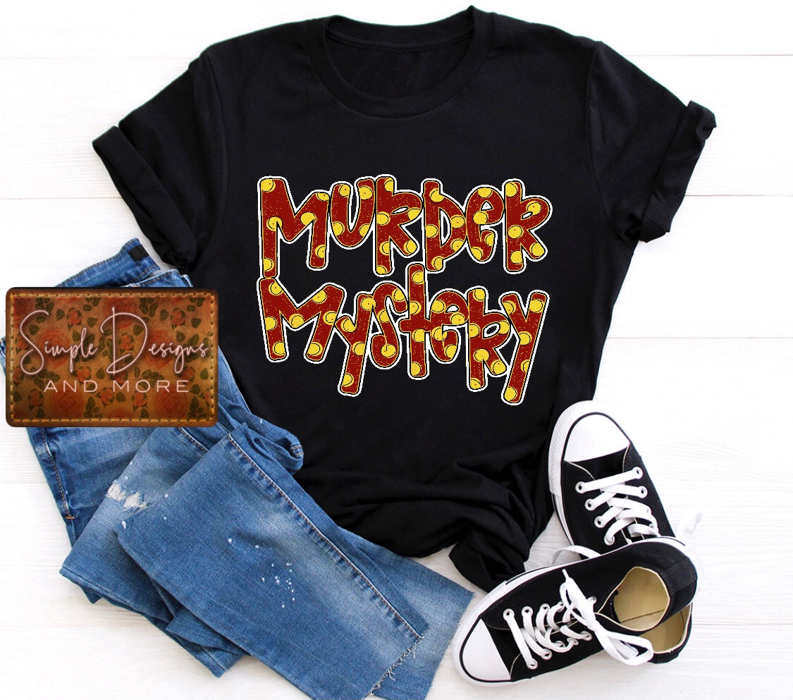 Murder Mystery Sublimation Heat Transfer Sheets