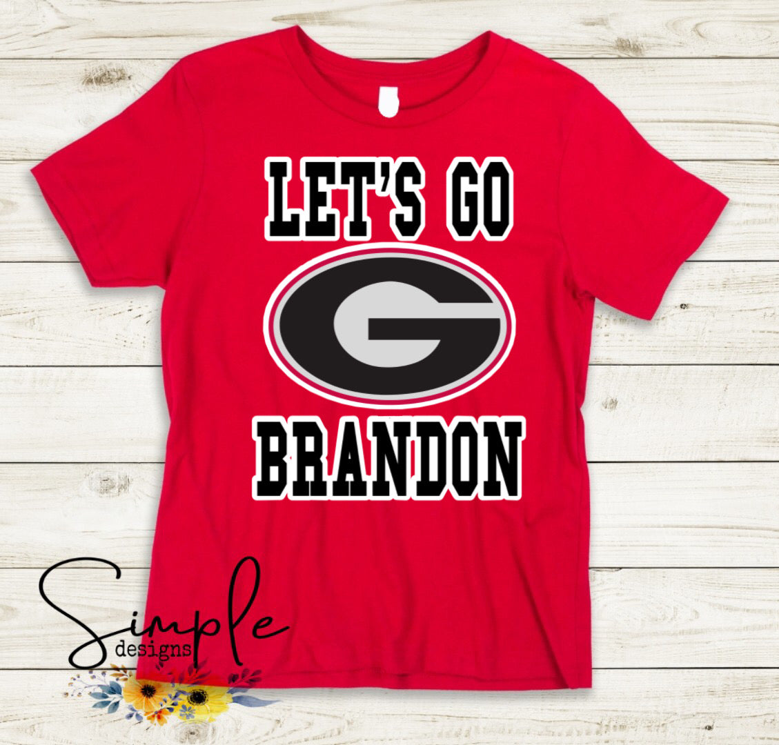 Let’s Go Brandon GA Sublimation Heat Transfer Sheet