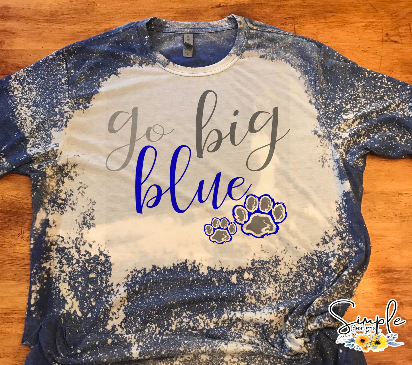 Go Big Blue University of Kentucky Wildcats Sublimation Heat Transfer Sheets