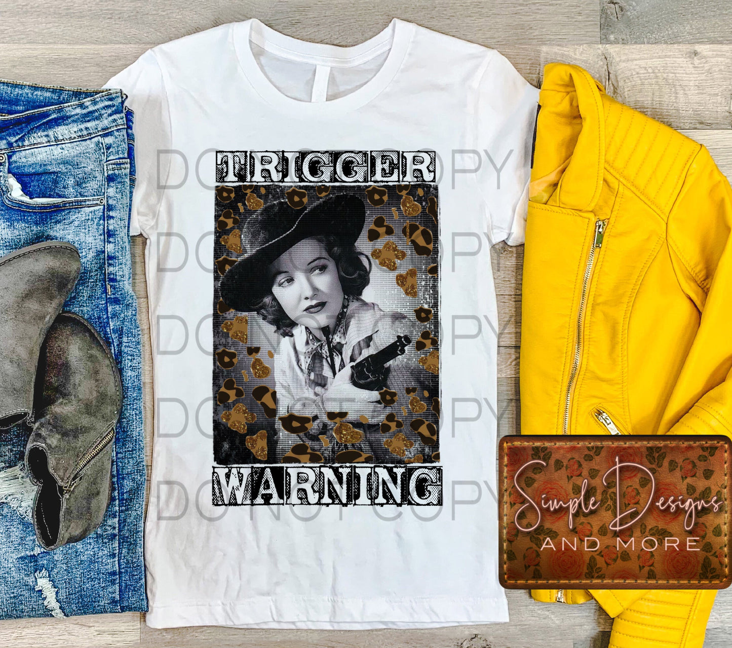Trigger Warning Sublimation Heat Transfer Sheets