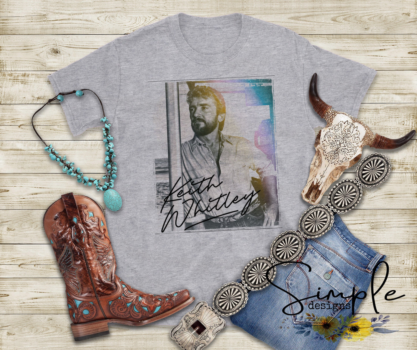 Keith Whitley Sublimation Heat Transfer Sheets