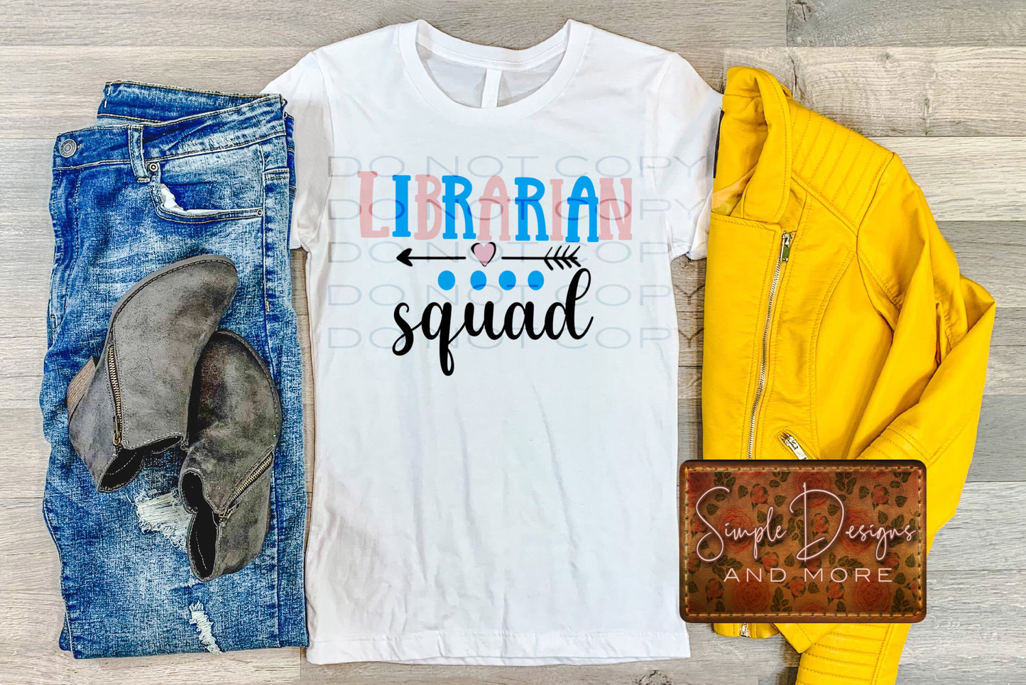 Librarian Squad Sublimation Heat Transfer Sheets