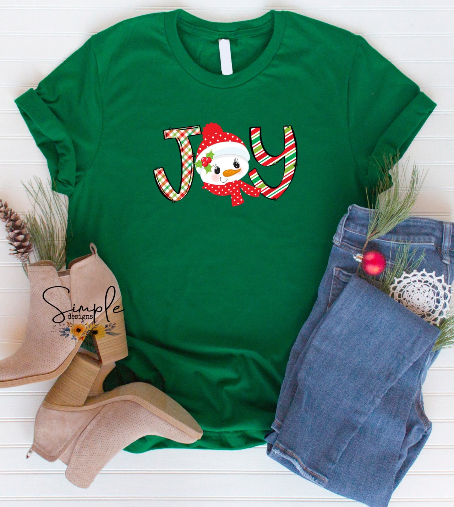Joy Snowman Sublimation Heat Transfer Sheet