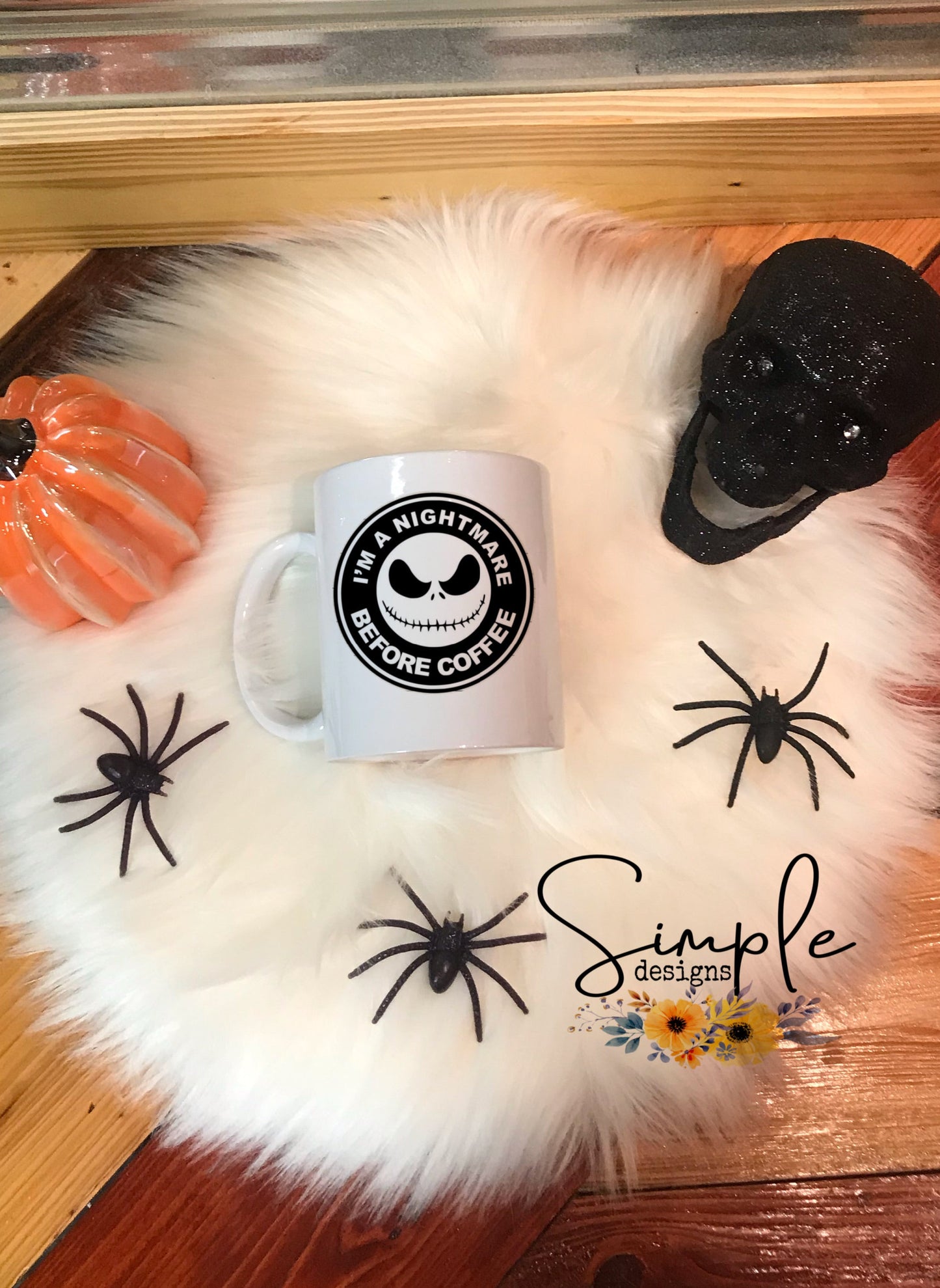 Nightmare Before Coffee Sublimation Heat Transfer Sheet