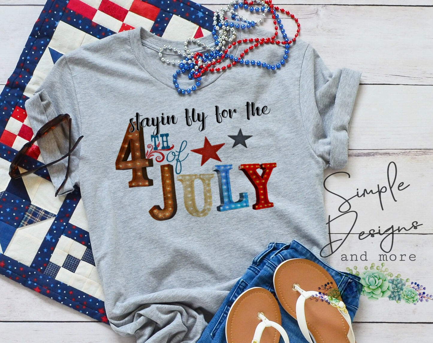 Stayin Fly for the 4th of July Sublimation Heat Transfer Sheets