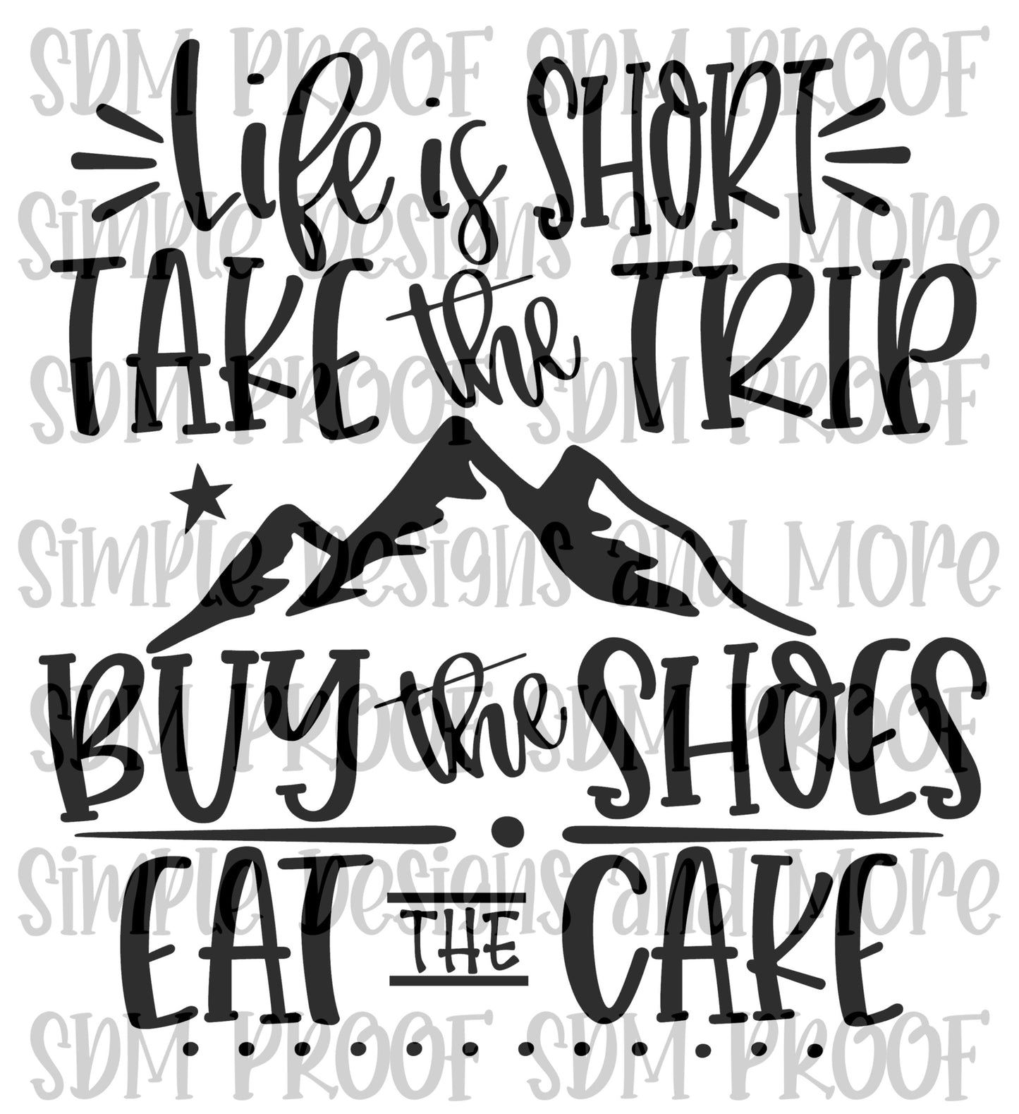Life is Short Take the Trip Stickers