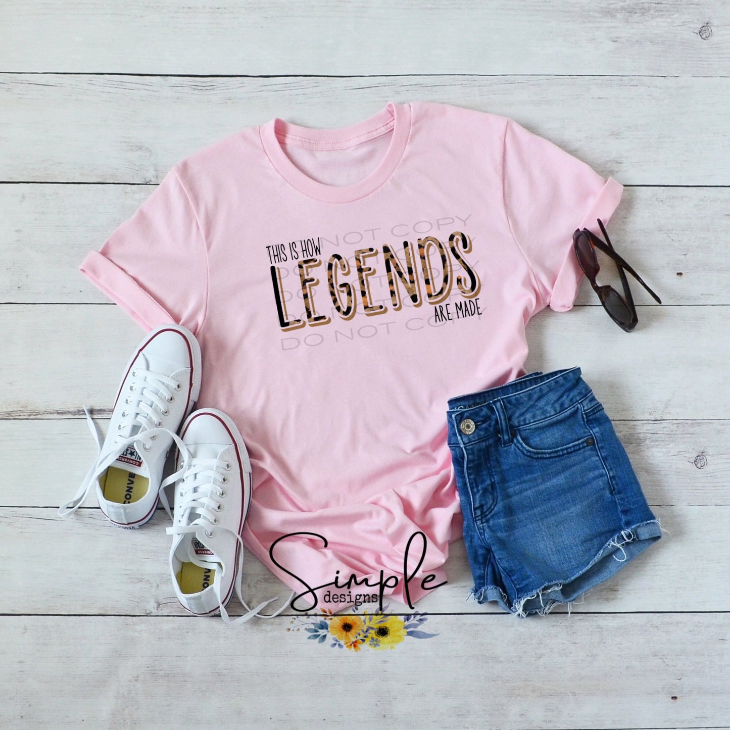 This is How Legends Are Made Sublimation Heat Transfer Sheets