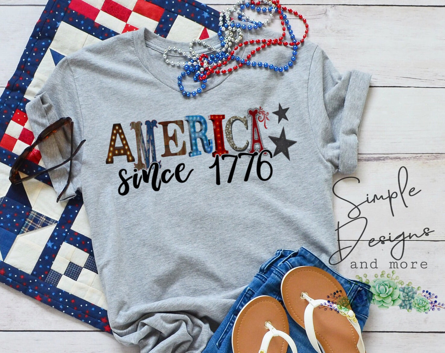 America Since 1776 Sublimation Heat Transfer Sheets