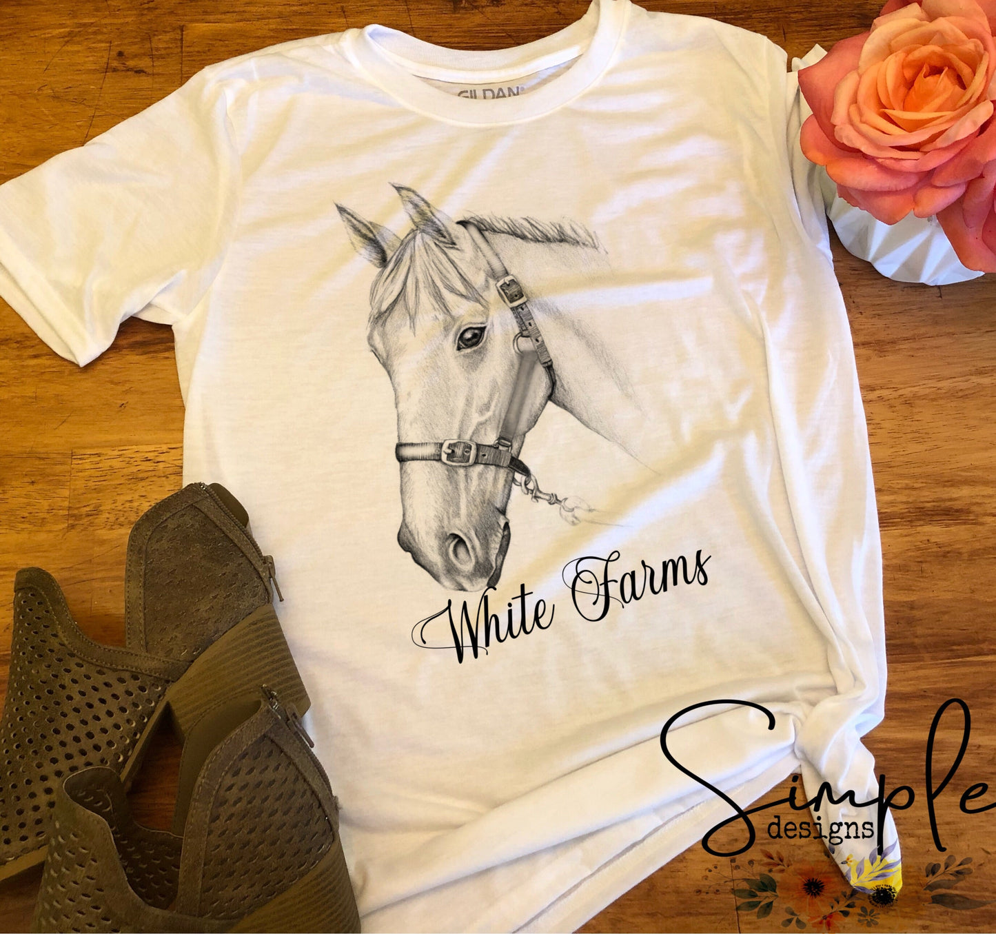 Custom Horse Sublimation Heat Transfer Sheet