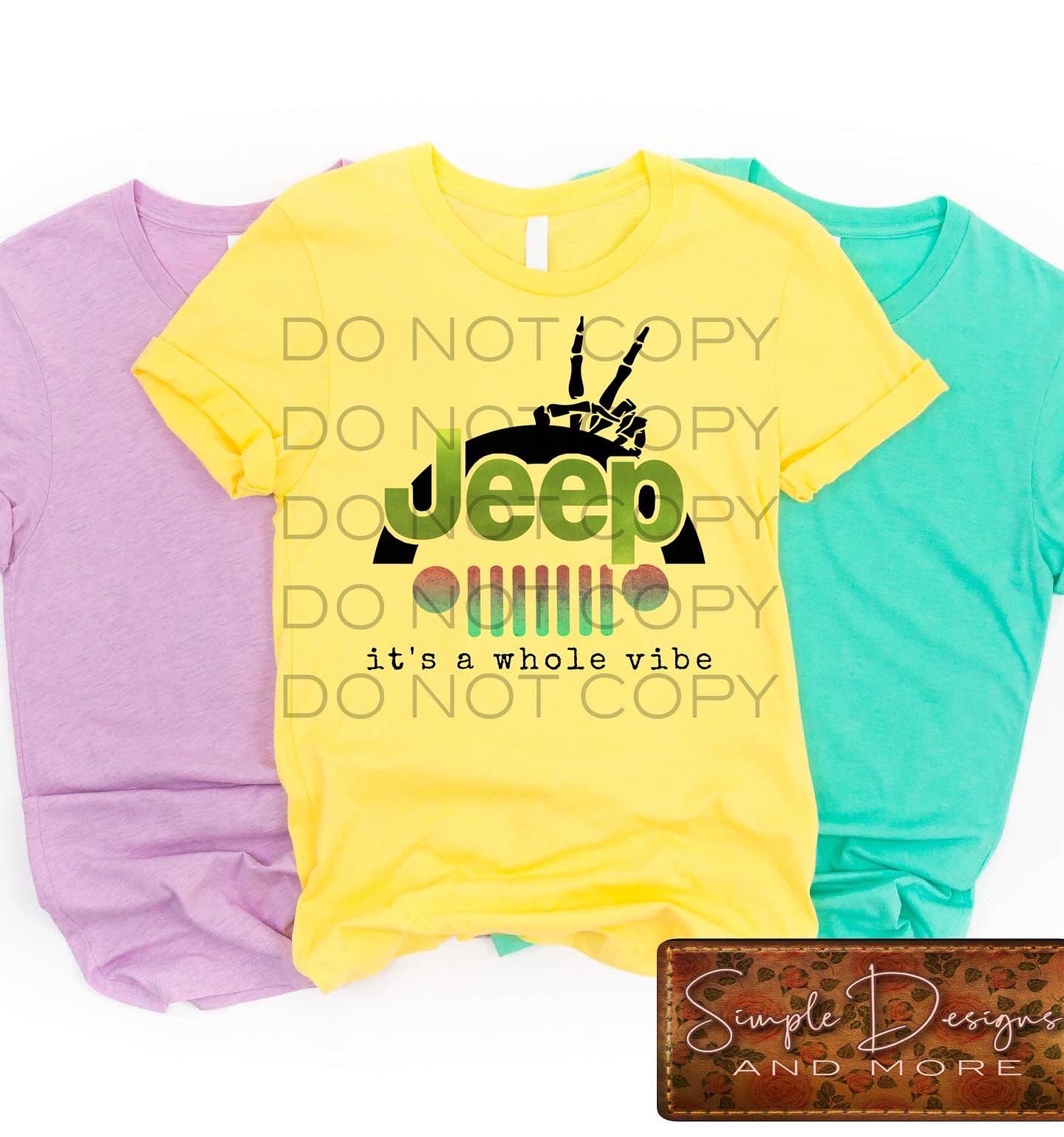 Jeep It’s a Whole Vibe Sublimation Heat Transfer Sheet