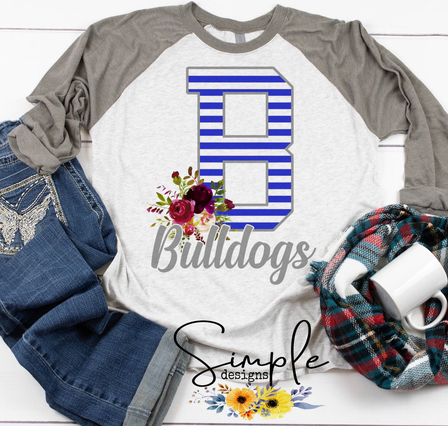 Bulldogs Custom Sublimation Heat Transfer Sheet