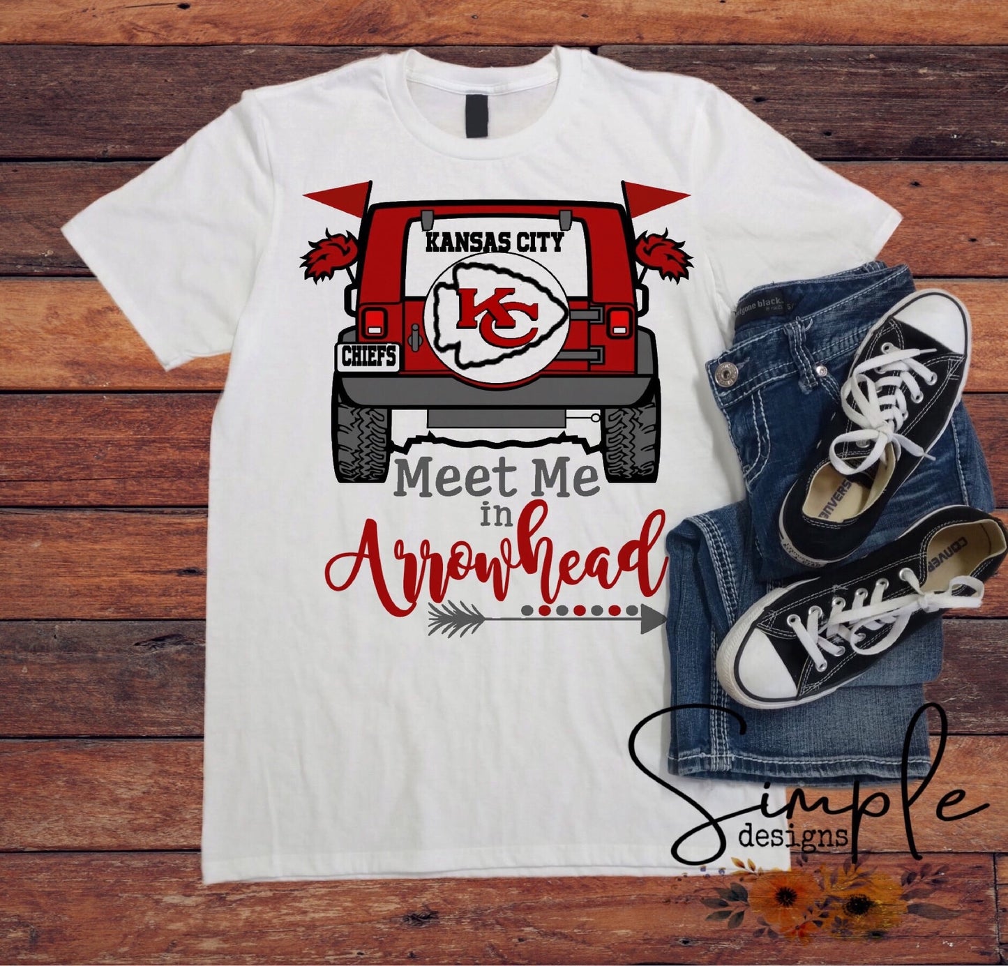 KC Chiefs Sublimation Heat Transfer Sheets