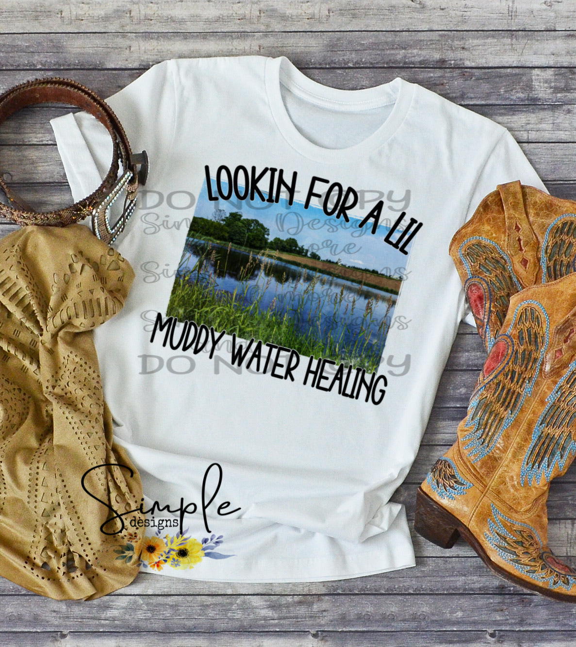 Lookin for a lil Muddy Water Healing Sublimation Heat Transfer Sheets