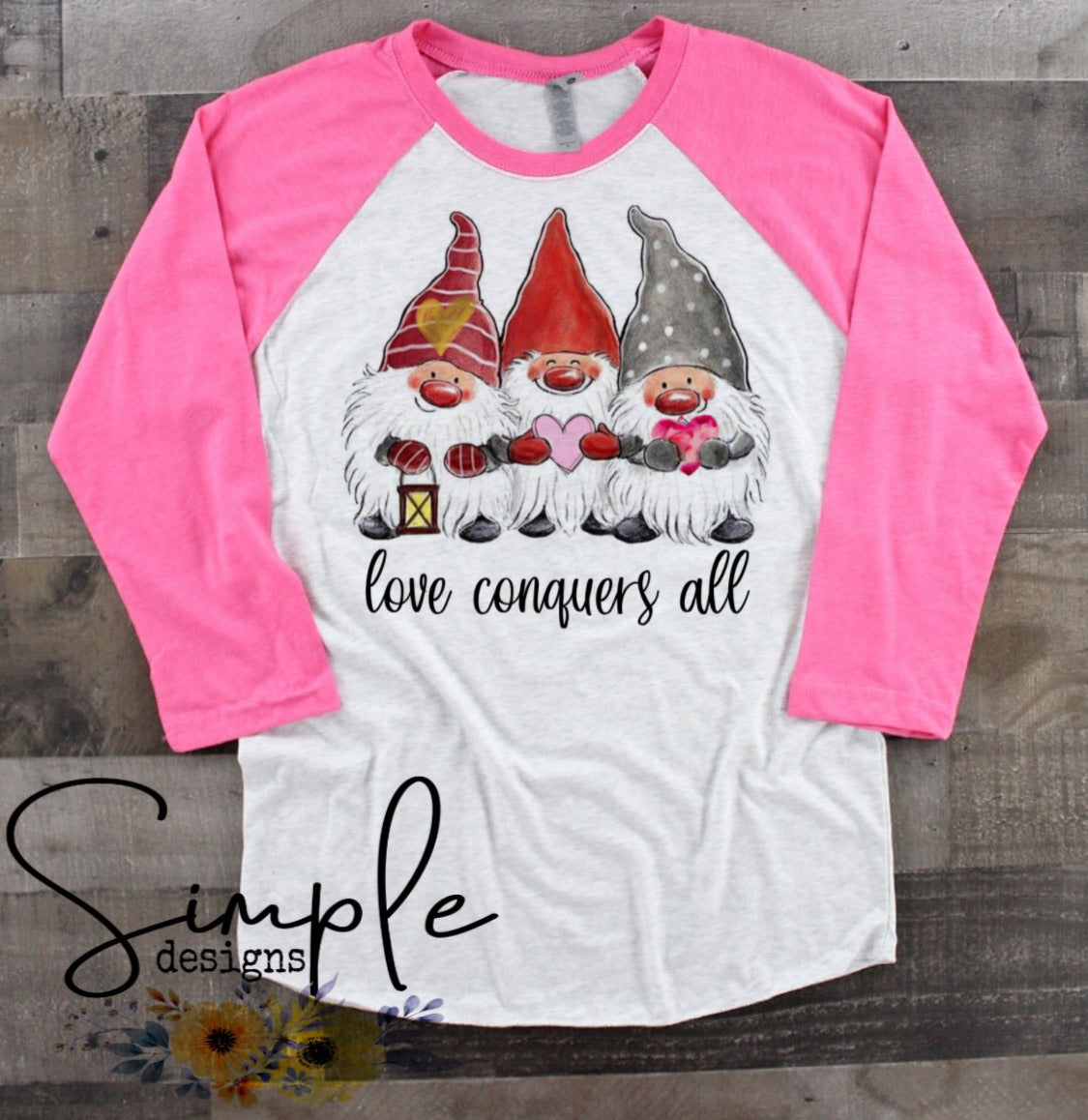 Love Conquers All Valentines Sublimation Heat Transfer Sheets